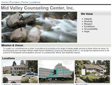 Tablet Screenshot of mvcounseling.com